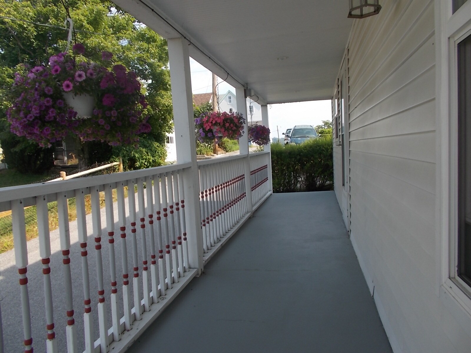 porch in spring - 536 Spikenard St