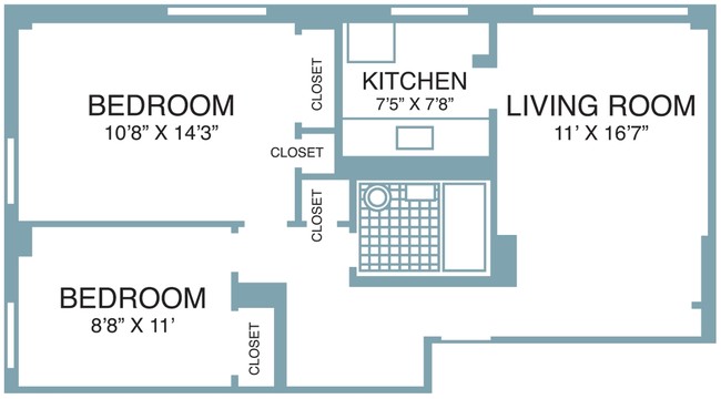 2 Bedroom - Ivy Hill Park Apartments