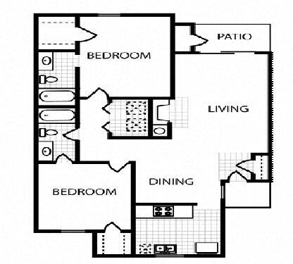 Floorplan - Overton Park Apartments