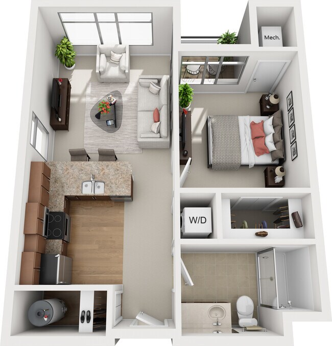 Floorplan - The Enclave Luxury Apartments
