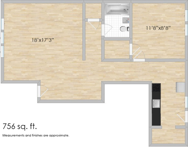 Floorplan - 638-642 Harrison St.