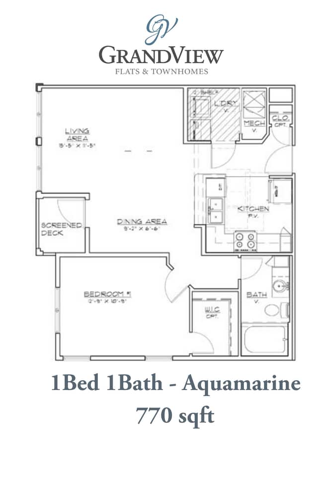 Floorplan - GrandView Flats and Townhomes