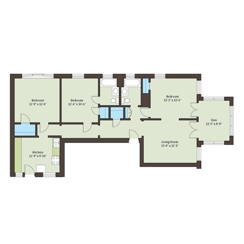 Floorplan - 5300-5308 S. Greenwood Avenue
