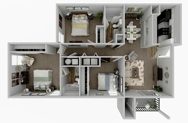 Floorplan - The Belmont Apartments