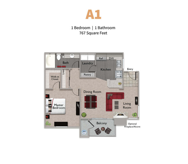 Floorplan - Somerfield at Lakeside Apartments