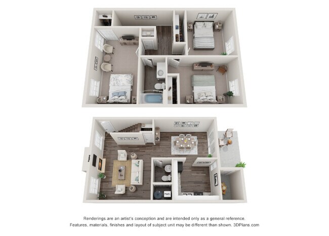 Floorplan - Colonial Towne Apartments