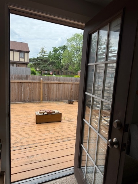 Deck view from living room - 7468 Graystone Ct