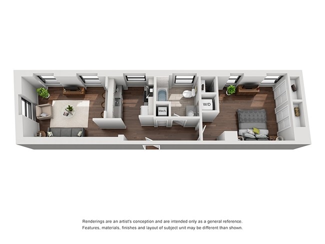 Floorplan - The Fairfax Apartments