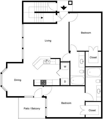 Floorplan - Lexington Apartments
