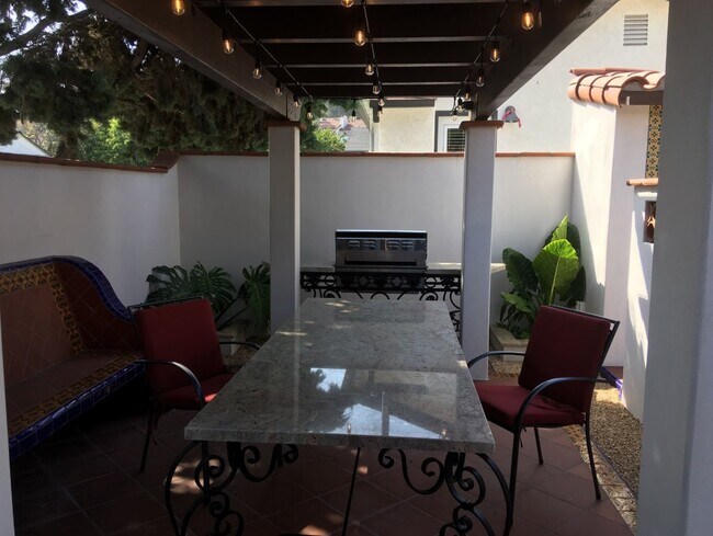 Outside seating area - 1105 N Milpas St