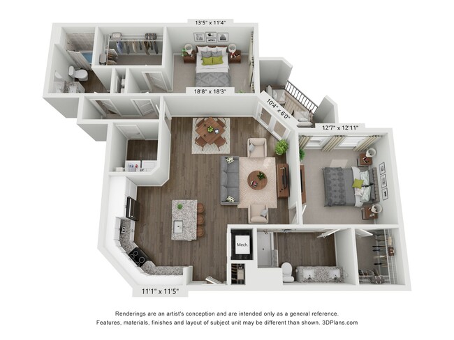 Floorplan - Meridian at Rogers Branch