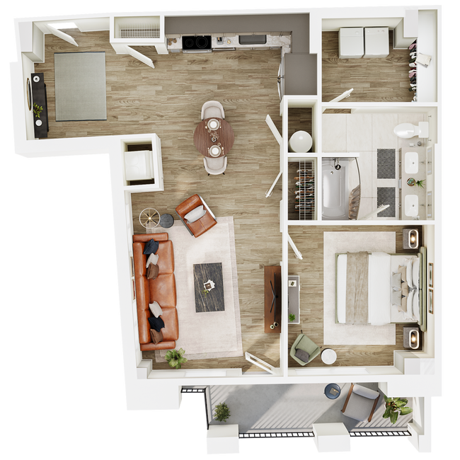 Floorplan - The Seventeen Hundred on East