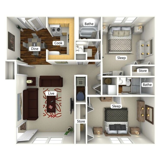 Floorplan - The Commons at Briarwood Park
