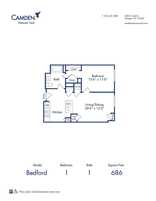 Floorplan - Camden Potomac Yard