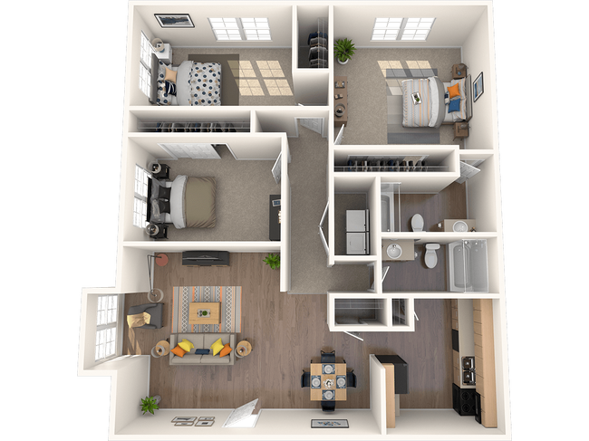 Floorplan - Derby Park Apartments