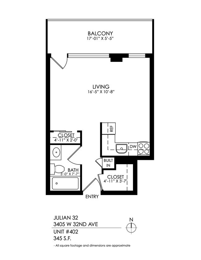 Floorplan - Julian32 at Highlands Square
