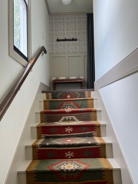 stairs leading to bedroom - 307 S Clark St