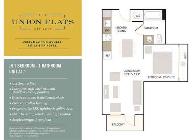 Floorplan - The Union Flats