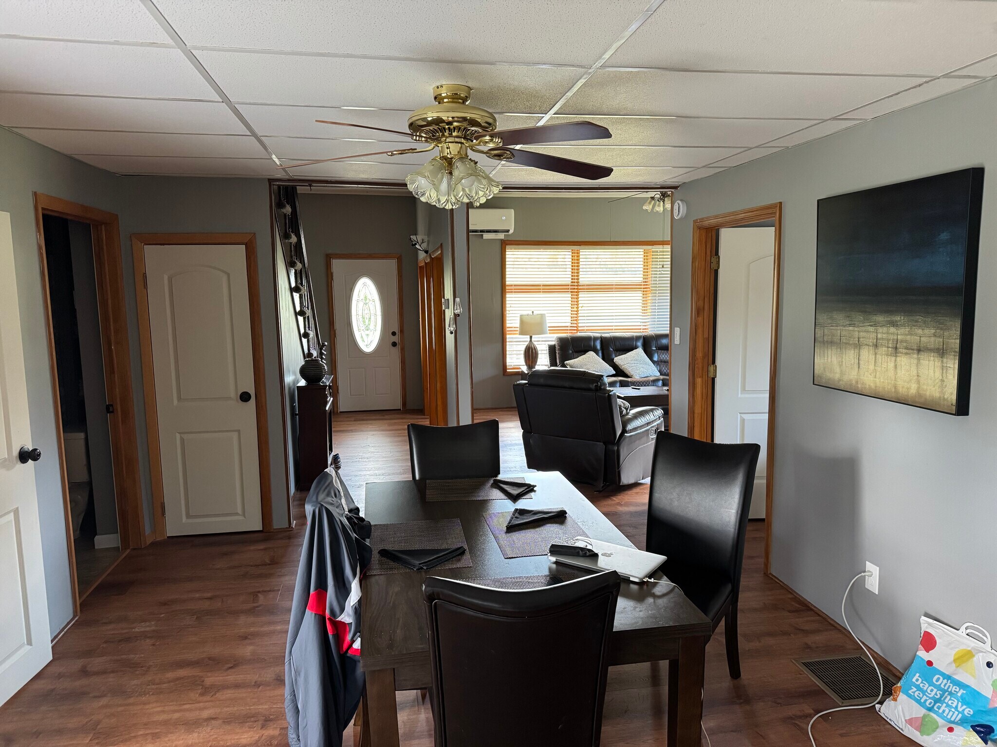 Dining room and front door - 15 Lakeside Dr