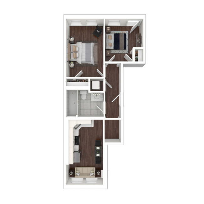 Floorplan - Clearway Apartments