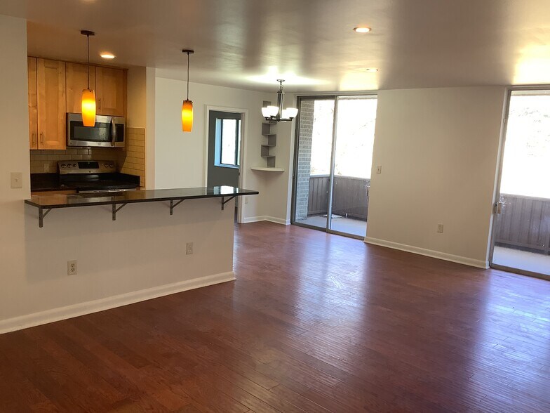 Front door's view - 7505 Democracy Blvd