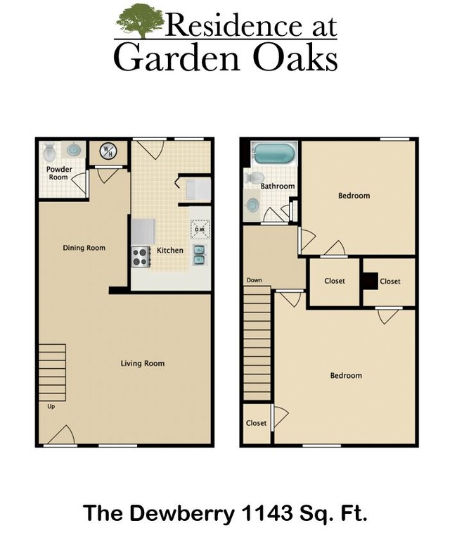 Floorplan - Residence at Garden Oaks