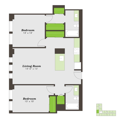Floorplan - The Sutherland