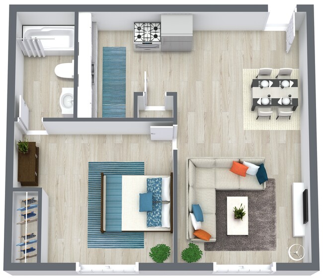 Floorplan - Campus View Apartments