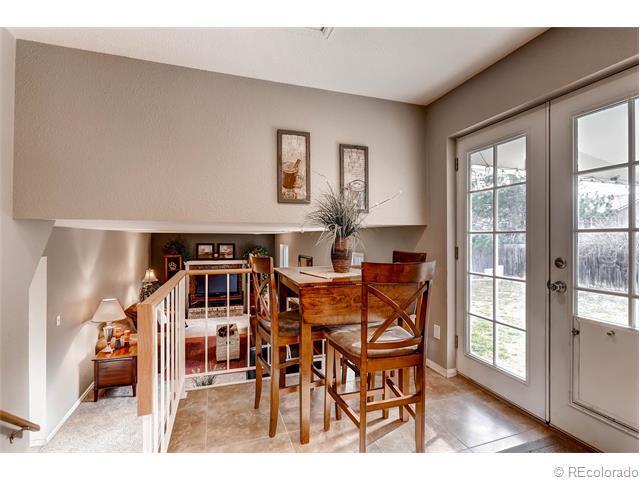 Breakfast nook with dog door - 7091 Beech Street