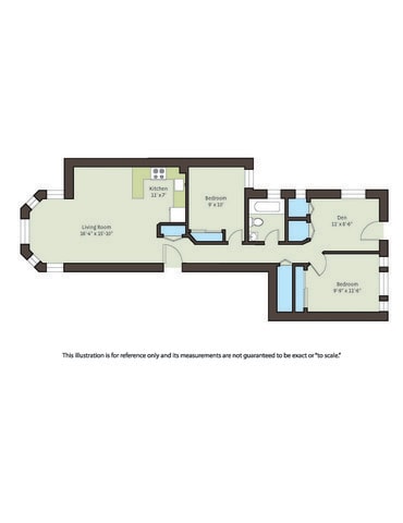 Floorplan - 5400-5408 S. Ingleside Avenue