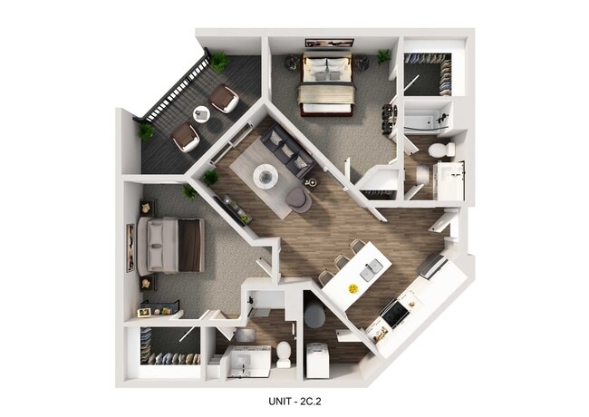 2C.2 - The Rossevelt Terrace - The Fitzgerald Bexley