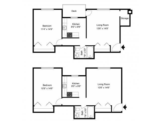 Floorplan - Yarmouth Place Apartment Homes