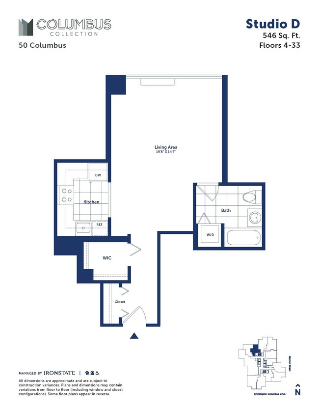 Floorplan - 50 Columbus