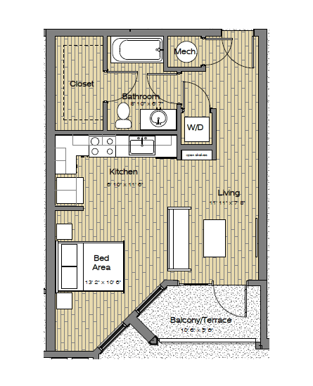 Floorplan - The Easley at UC
