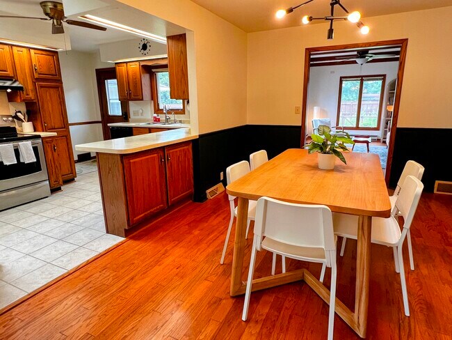 The semi-open floor plan has excellent flow and airiness while also being cozy. - 228 W Lexington Blvd