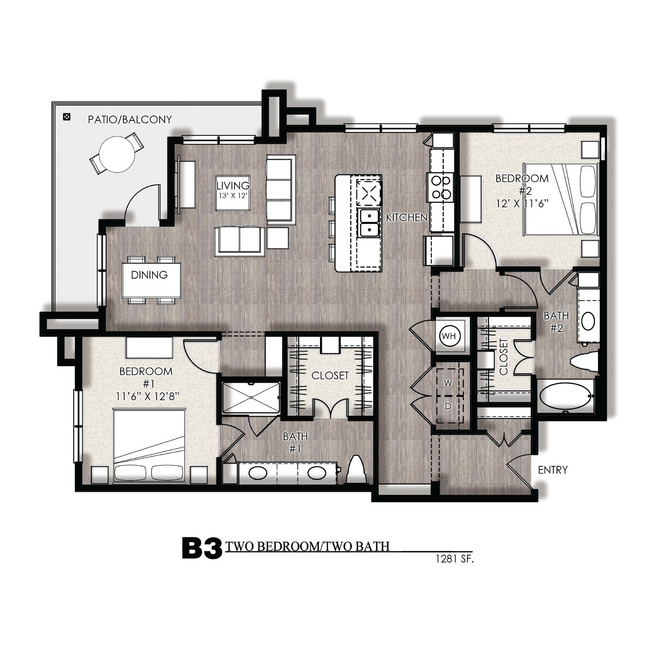 Floorplan - Presidio at River East