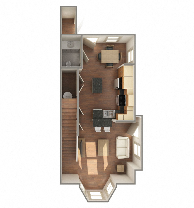 Floorplan - The Lofts at Southside Apartments