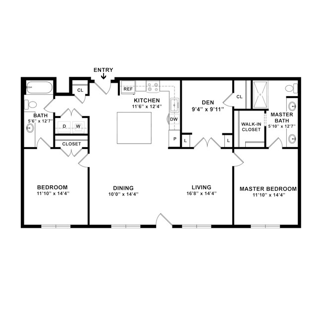 Floorplan - Cornerstone Apartments