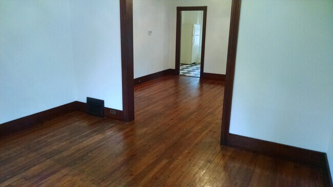 View from living room of kitchen entrance - 506 Brown St