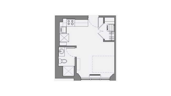 small studio - The Abington