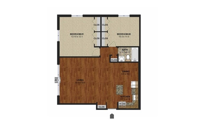 Floorplan - Dupont Ave Apartments | 3040