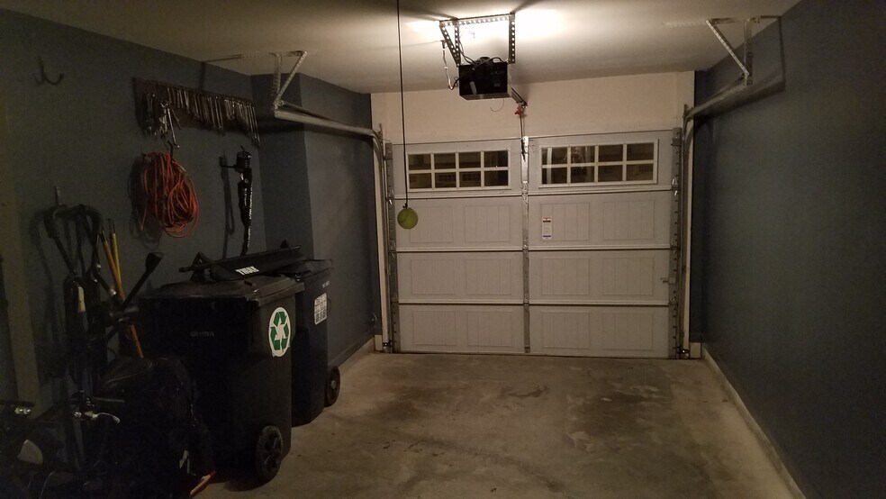 Painted garage with space for storage on the side - 1256 Liberty Pkwy NW