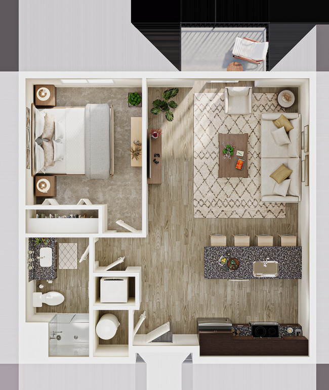 Floorplan - Bluestem Apartments