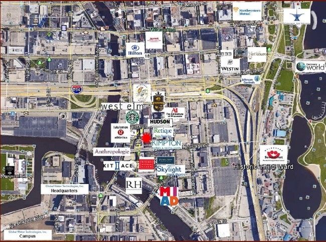 Aerial Photo - 211 N Broadway