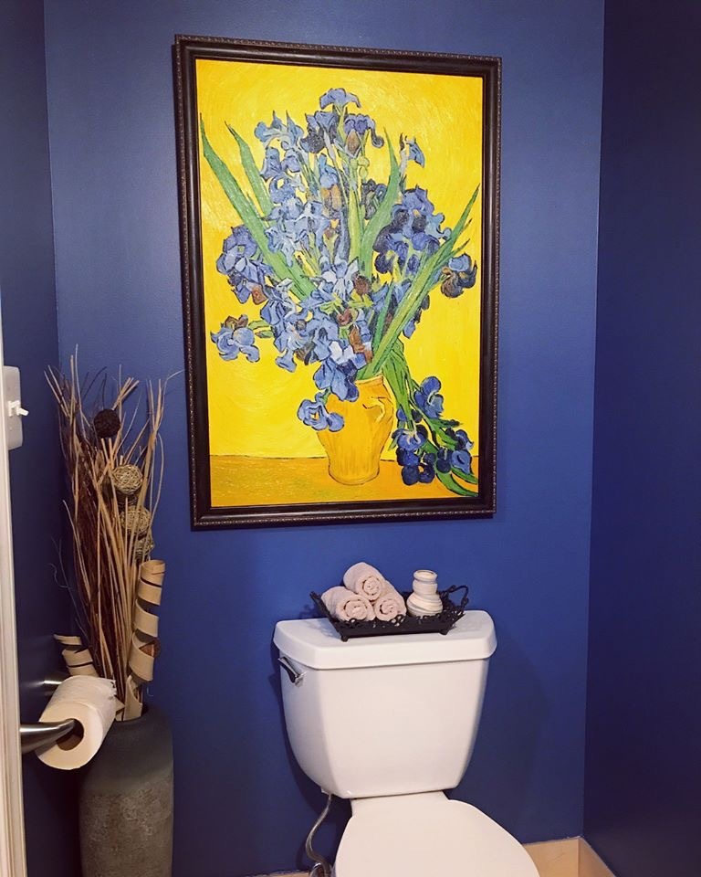 half bathroom off of den - 1225 13th St NW