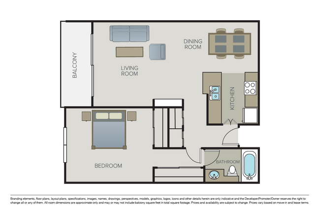 Plan 1B - The Village at Toluca Lake