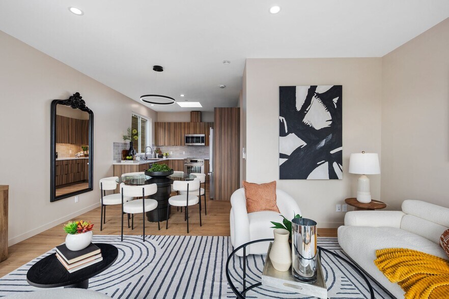 View to kitchen and dining from living room - 10120 NE 185th St