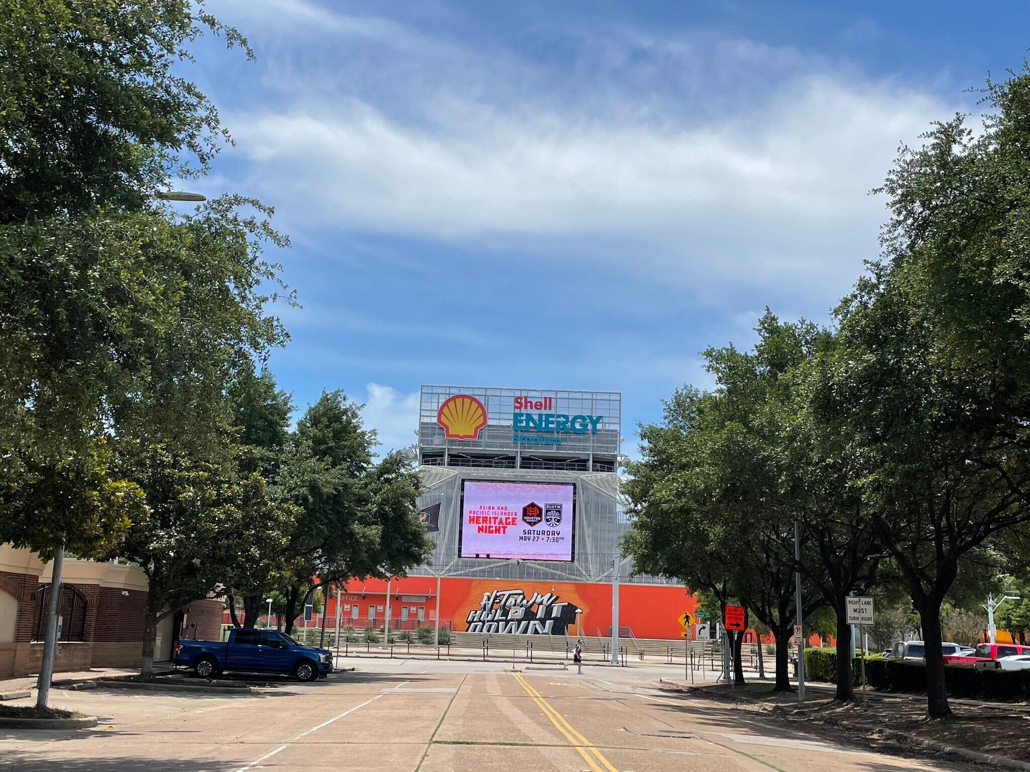 Shell Energy Stadium next door - Home to Houston Dynamo and Houston Dash - 505 Bastrop St