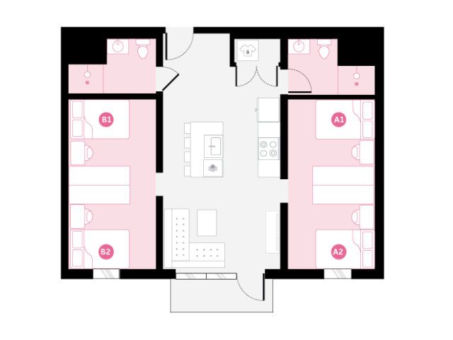 2 x 2 B - Hub LA Coliseum