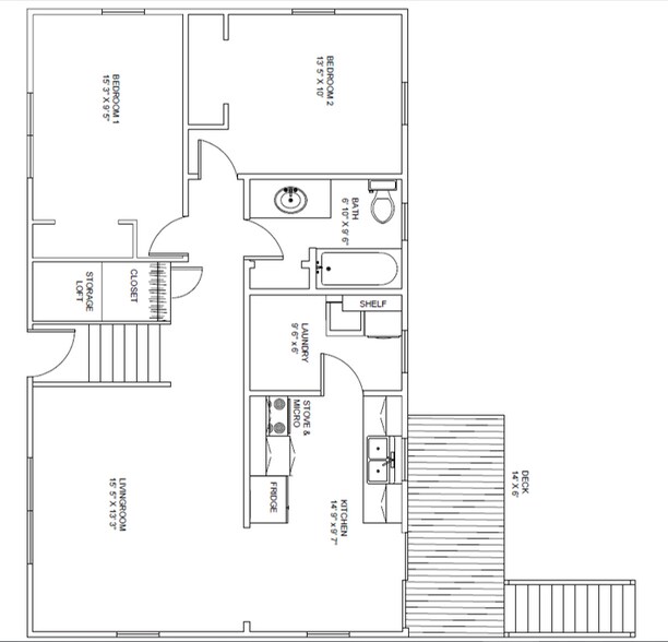 976 sq ft - 1731 32nd St SW